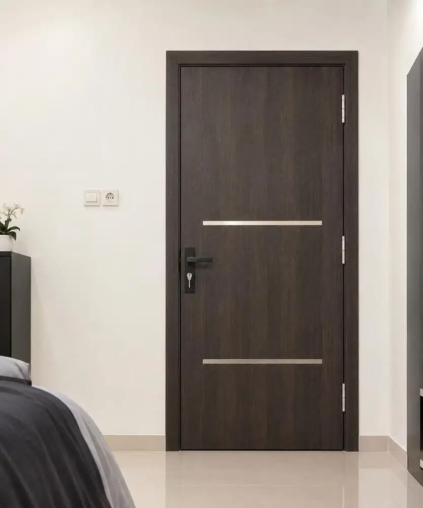 Pintu kayu minimalis