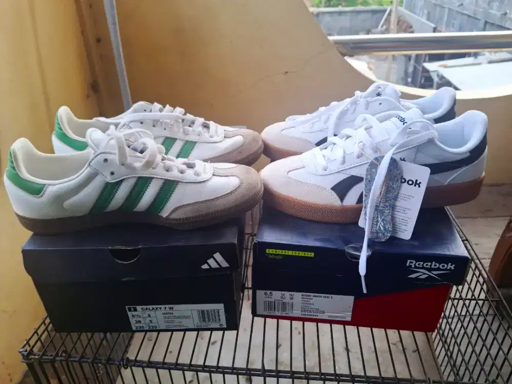 adidas samba & reebok (100% ori)