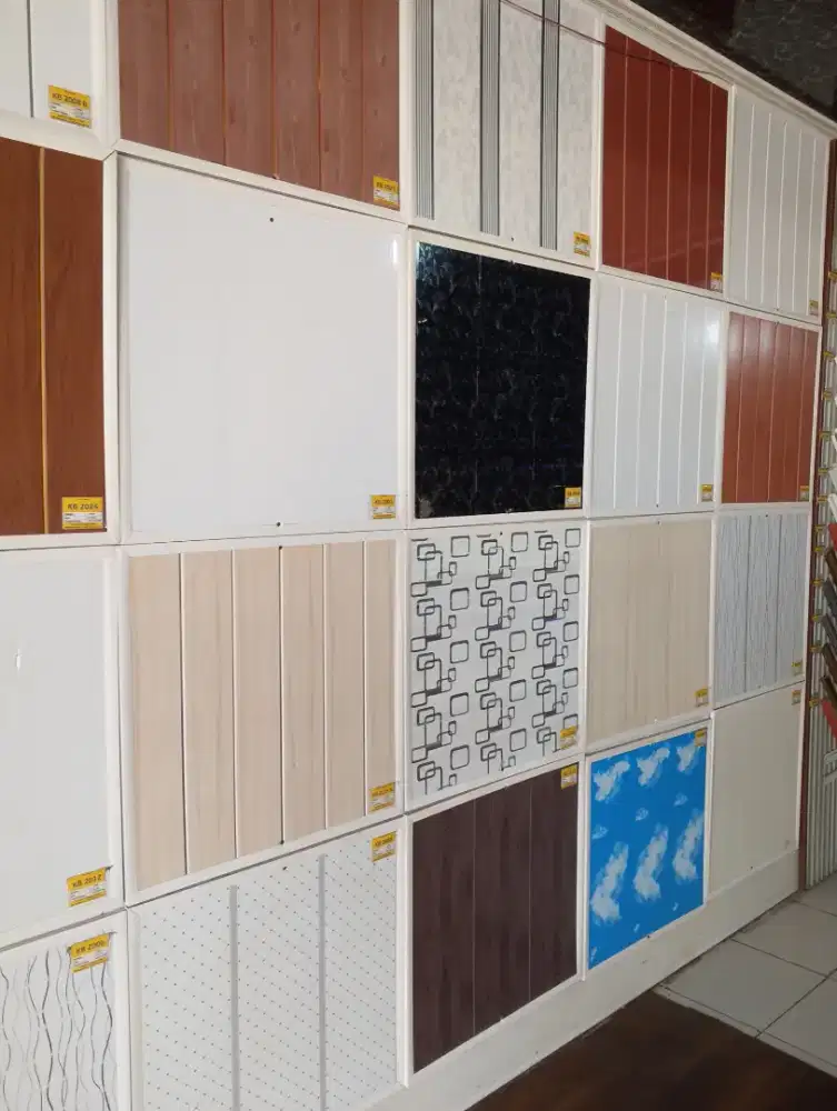 Plafon pvc WPC wall panel outdoor list pigura moulding dll