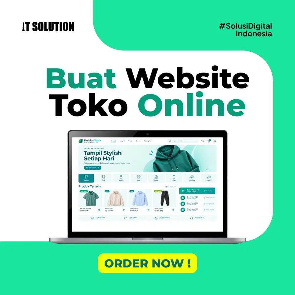 Jasa Pembuatan Website Toko Online Profesional