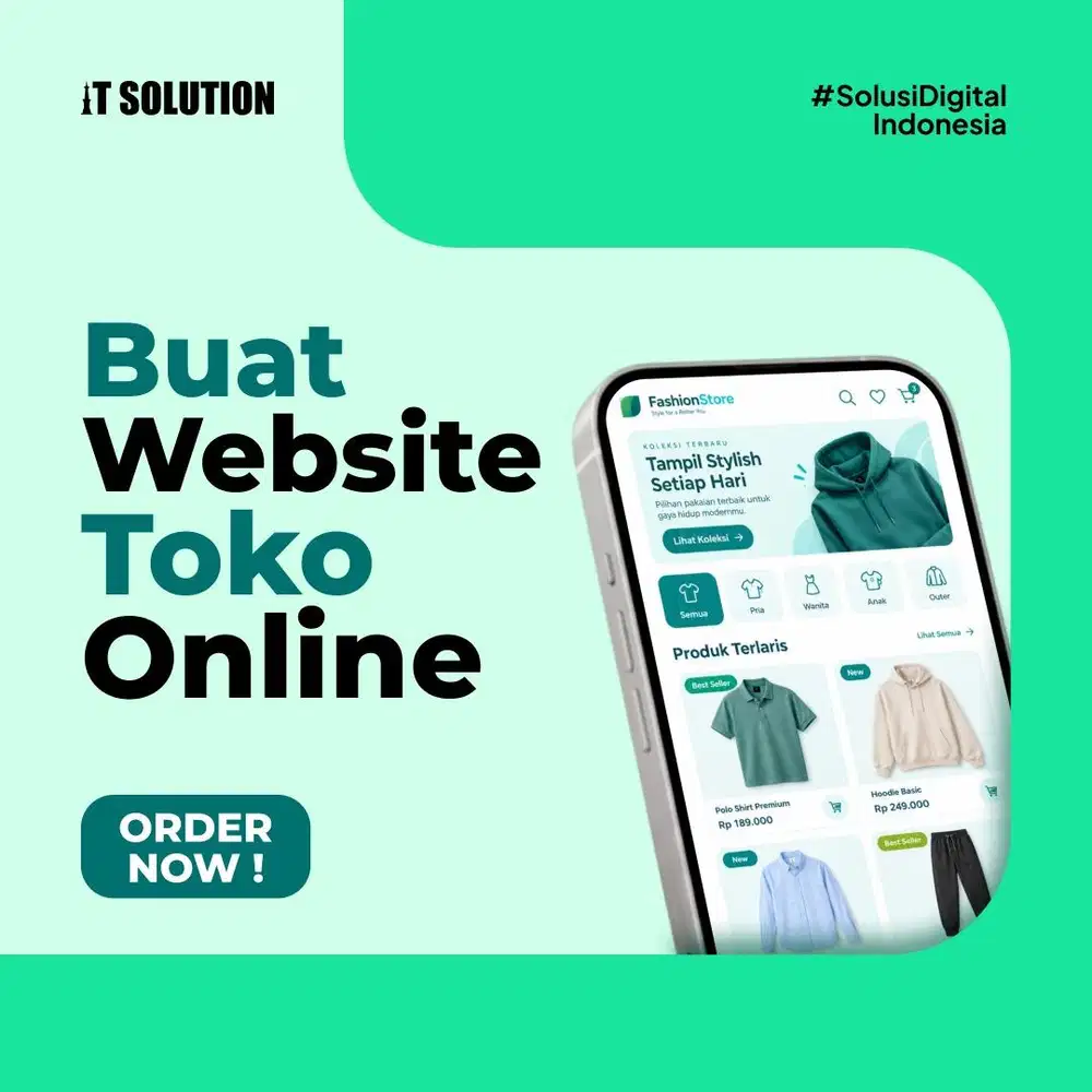 Jasa Pembuatan Website Toko Online Profesional