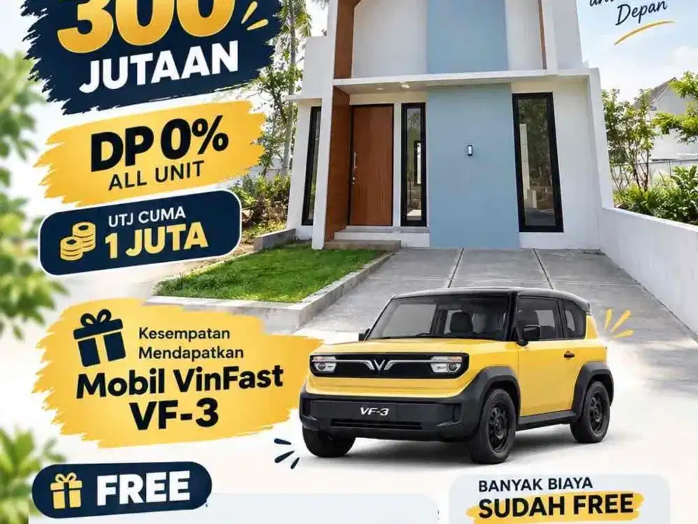 Rumah Murah Scandinavian Arjowinangun Kota Malang