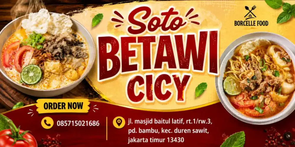 Dibutuhkan Karyawan yg mau jaga Warung soto Betawi