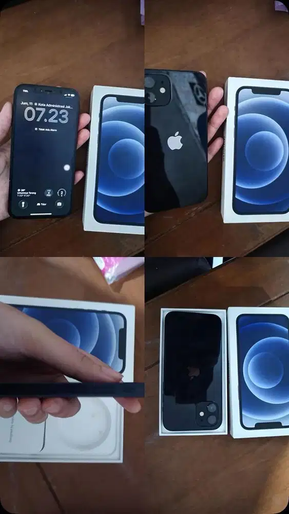iphone 12 128 ibox hitam