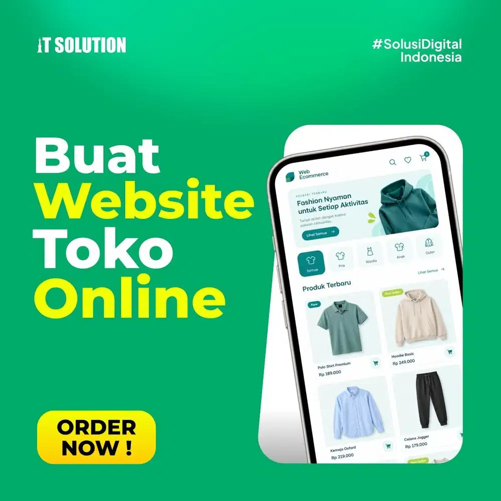Jasa Buat Website Toko Online Profesional dan Modern