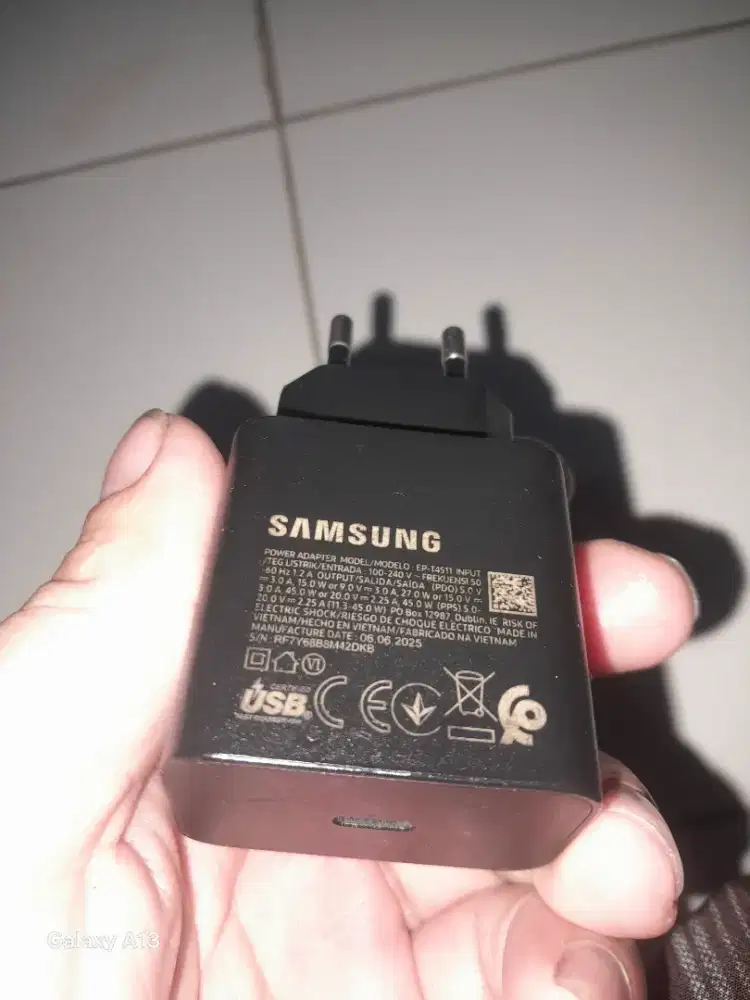 Kepala charger Samsung 45wat original super fast charging