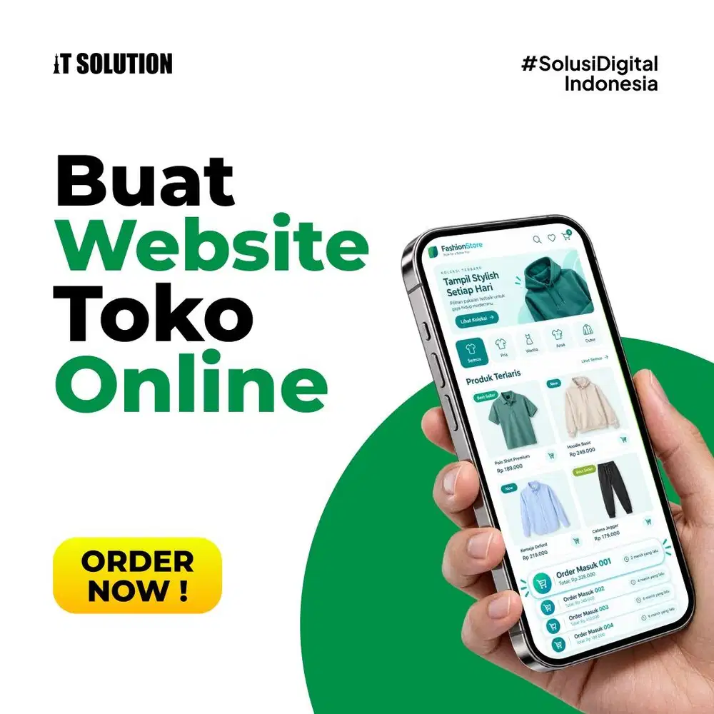 Jasa Buat Website Toko Online Profesional dan Modern