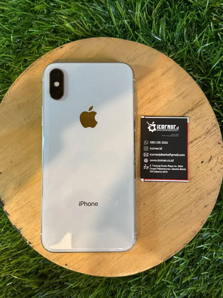 iPhone X 256GB Silver Ex - inter | Second Original | Garansi Toko