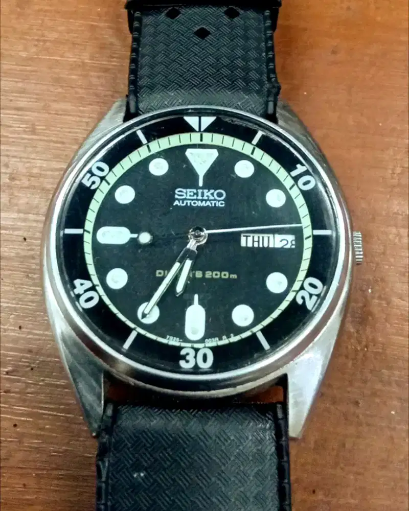 Seiko SKX194 7s26 0090 Automatic Mod Diver Look