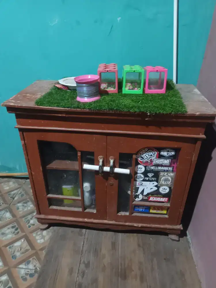 meja buffet kayu