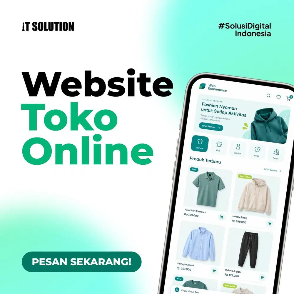 Jasa Pembuatan Website Toko Online Profesional dan Modern