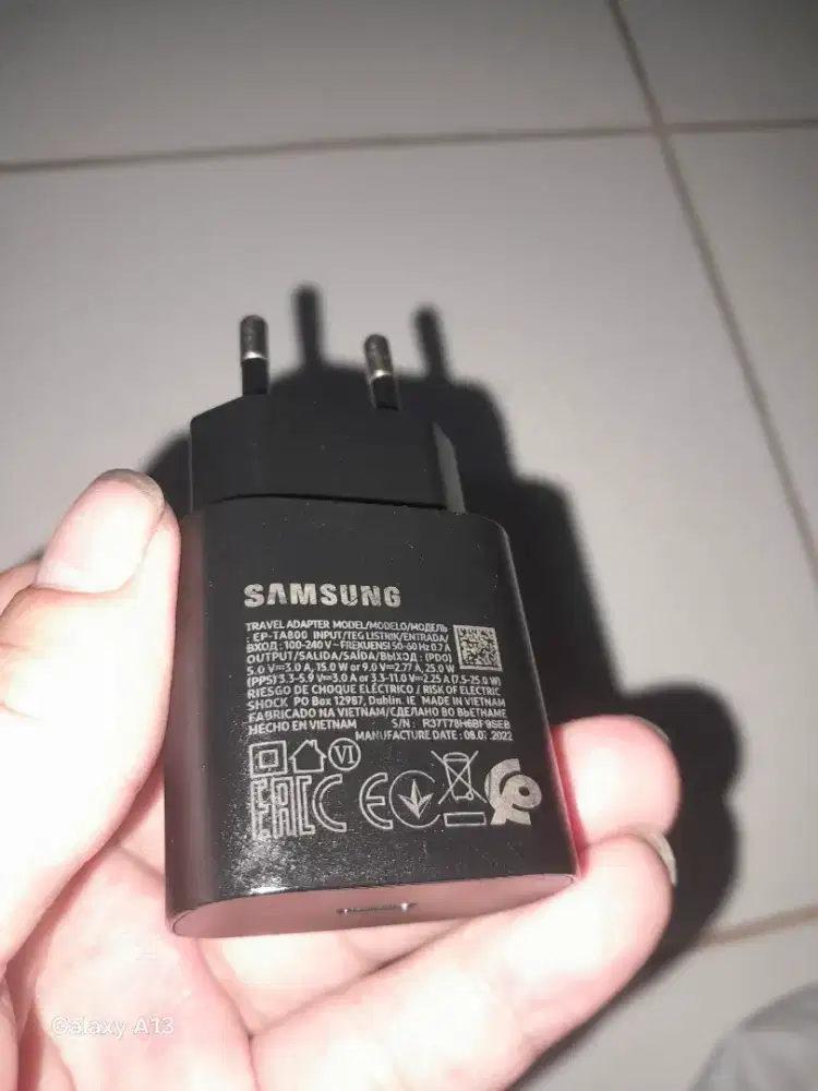Kepala charger Samsung 25wat original super fast charging
