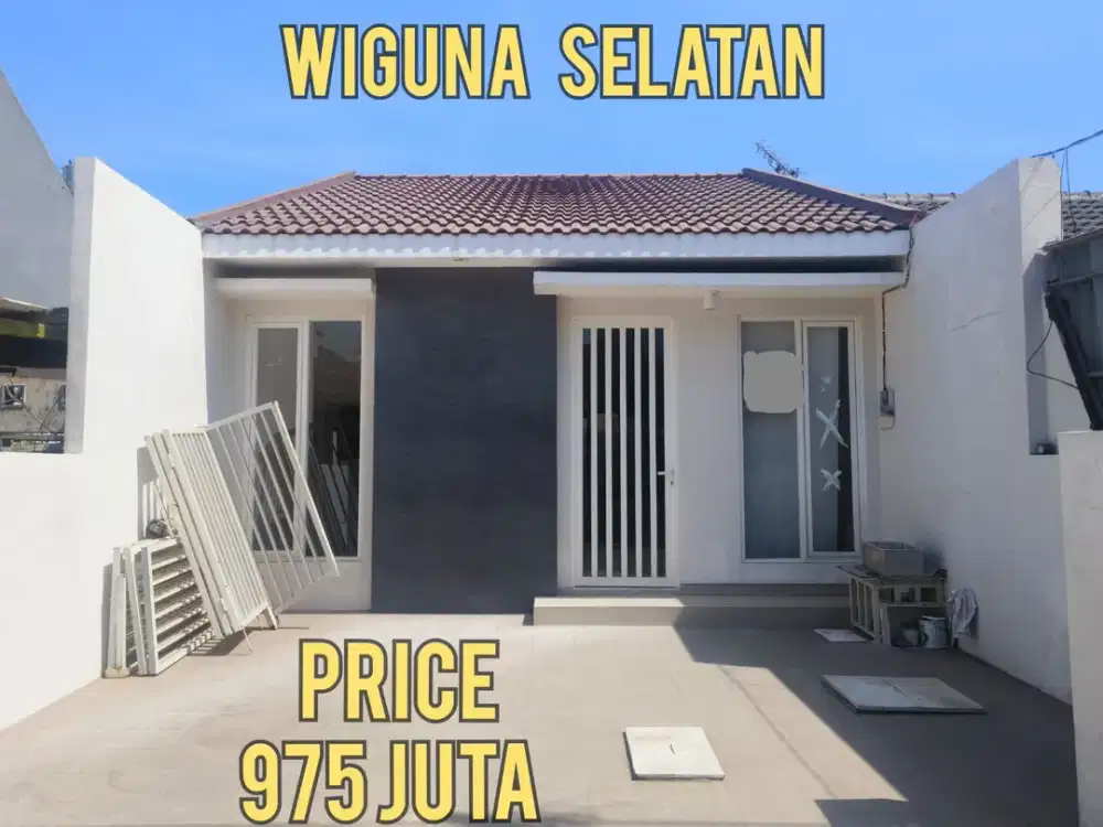 BARU GRESS RUMAH WIGUNA SELATAN GUNUNG ANYAR RUNGKUT SURABAYA TIMUR. DEKAT CENTRAL PARK, MERR, TOL, BANDARA JUANDA, UPN, Dll