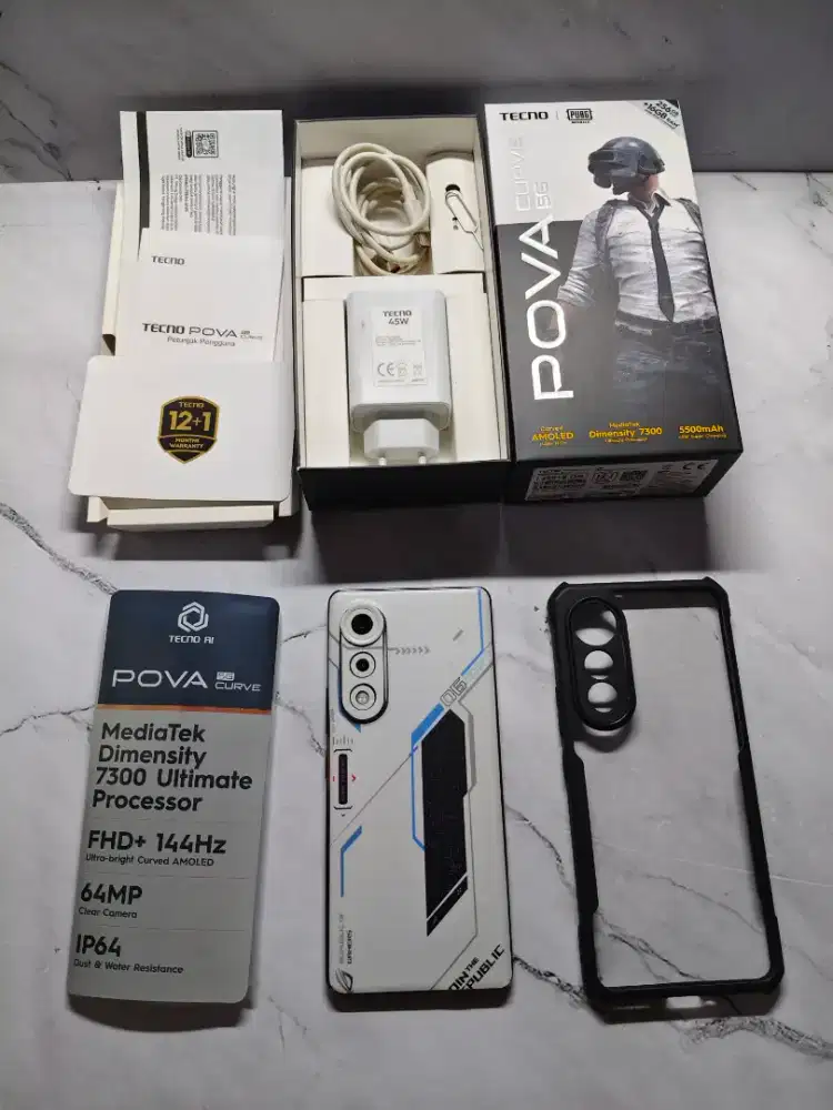 Tecno Pova Curved 5G 8/256 garansi panjang