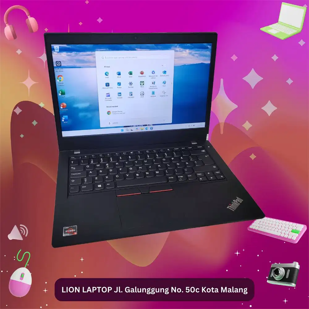 Gaming/Editing AMD Ryzen 5 PRO 8/256 MULUS Lenovo Thinkpad L14 Gen 1 [