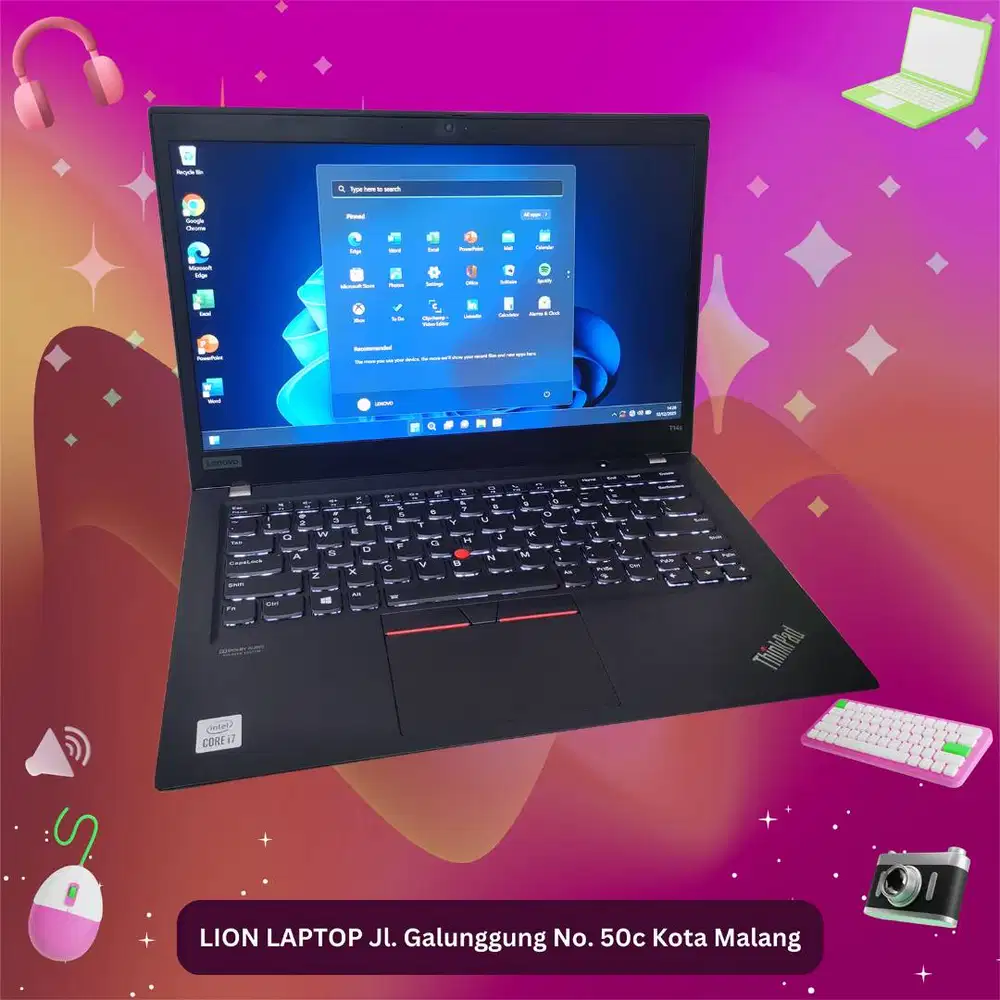 RAM 32GB Core i7 Gen 10 Slim SSD 256GB Lenovo Thinkpad T14S [24|09]