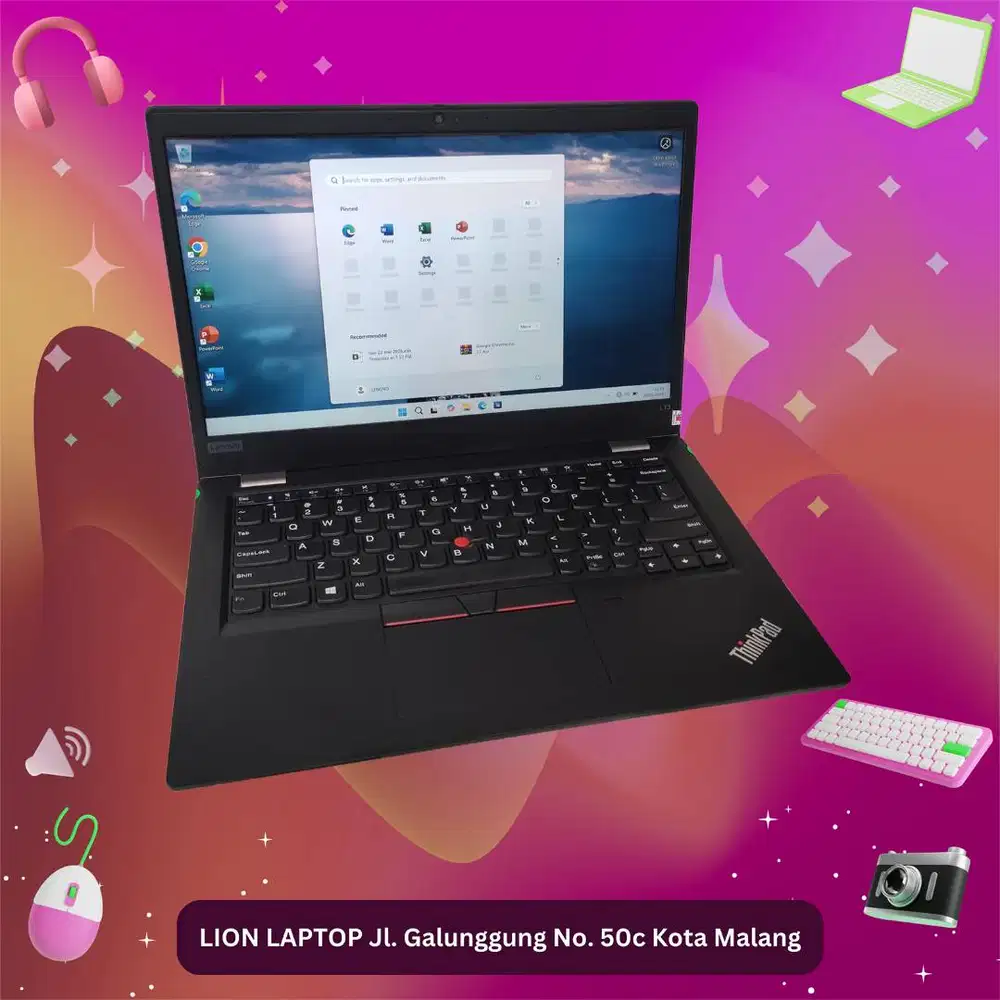 i5 Gen 10 Slim RAM 8GB SSD 256GB Lenovo Thinkpad L13 [24|09]