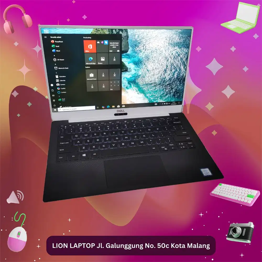 Slim & Ringan Core i5 RAM 8 SSD 256 DELL XPS 13 9370 [24|09]