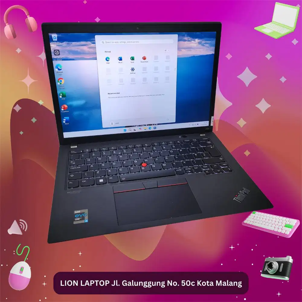 RAM 16GB Core i5 Gen 11 Slim Mulus Lenovo Thinkpad X13 Gen 2 [24|09]
