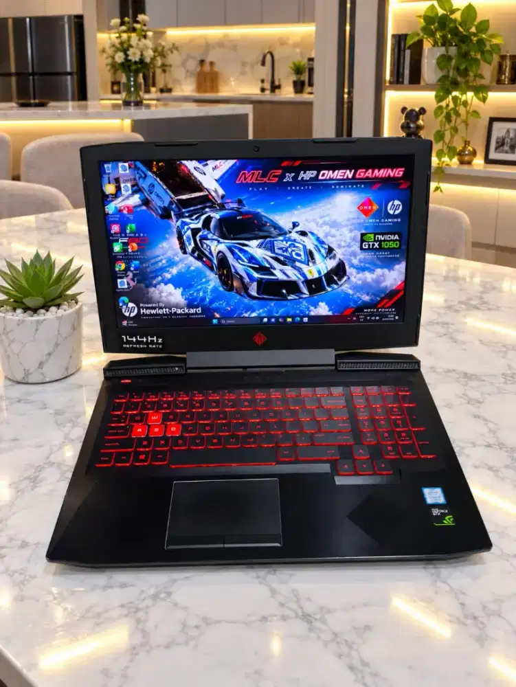 HP OMEN 15 Core i7 Ram 16/512gb Ssd Dual Vga Siap Pakai COD