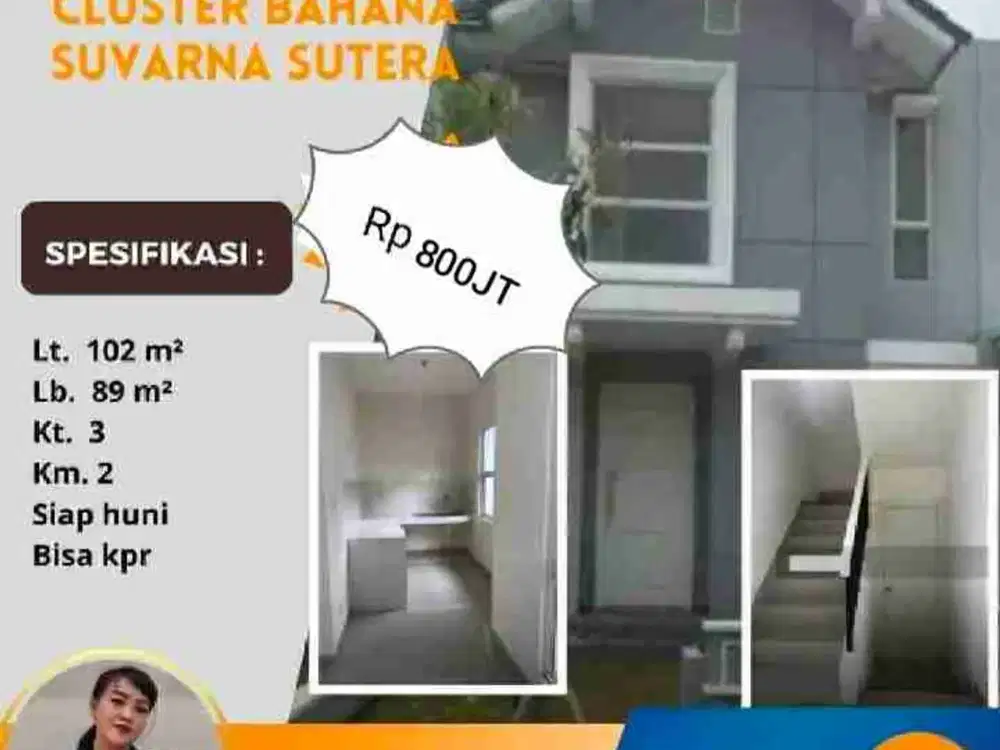 TERMURAH Bahana Lt. 102 (6x17) Suvarna Sutera Lavon Cikupa Tangerang