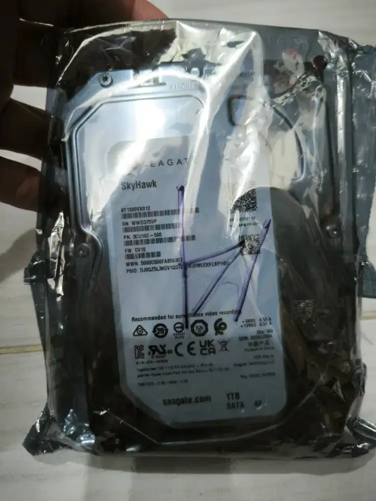 Obral!!! Harddisk CCTV Seagate Skyhawk 1 TB (Garansi 2 Tahun)
