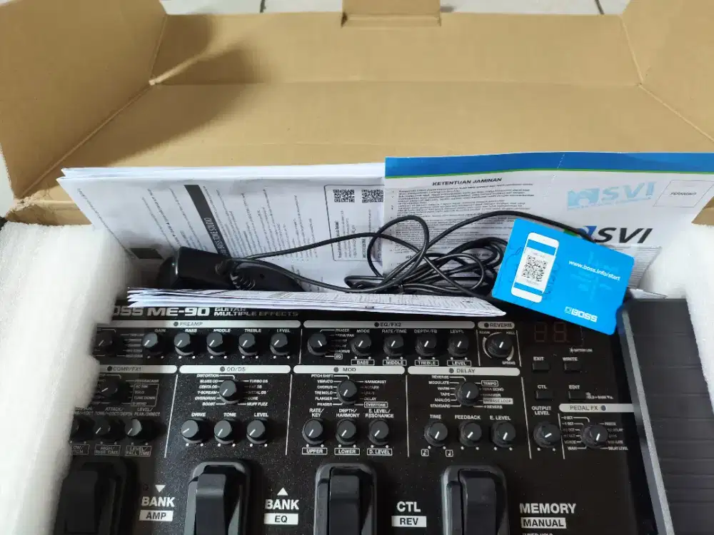 Efek Boss me 90 plus adaptor original psa