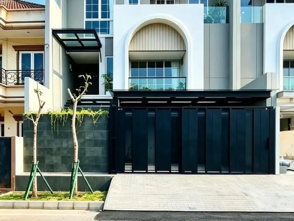 rumah baru full furnish dijual