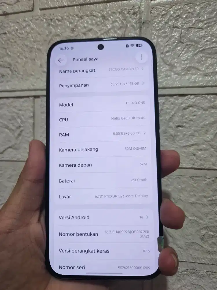 Tecno camon 50 4G 8/128 ORI