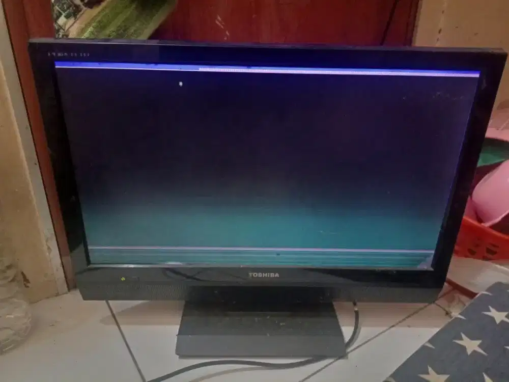Tv lcd Toshiba minus seperti di poto