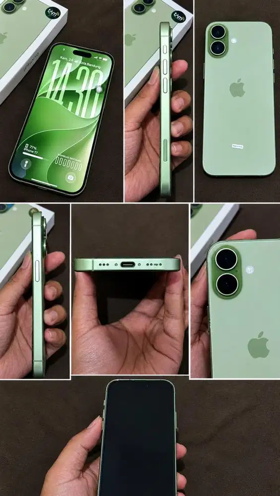 LEPAS CEPAT IPHONE 17 GREEN, 256GB, IBOX + BONUS LENGKAP