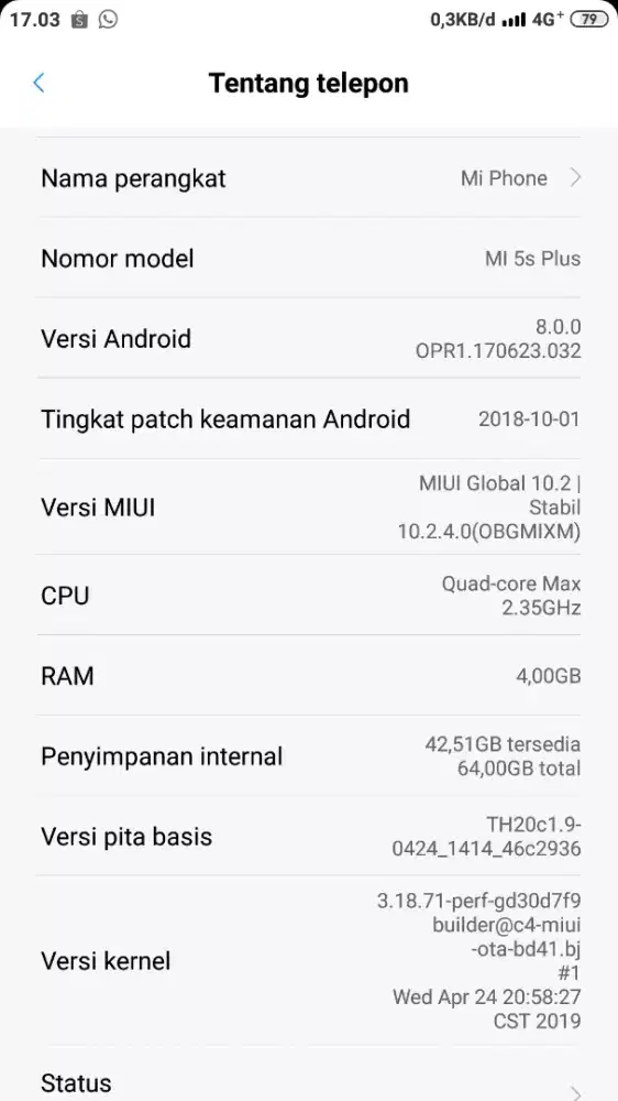 Xiaomi MI5s PLUS 4/64