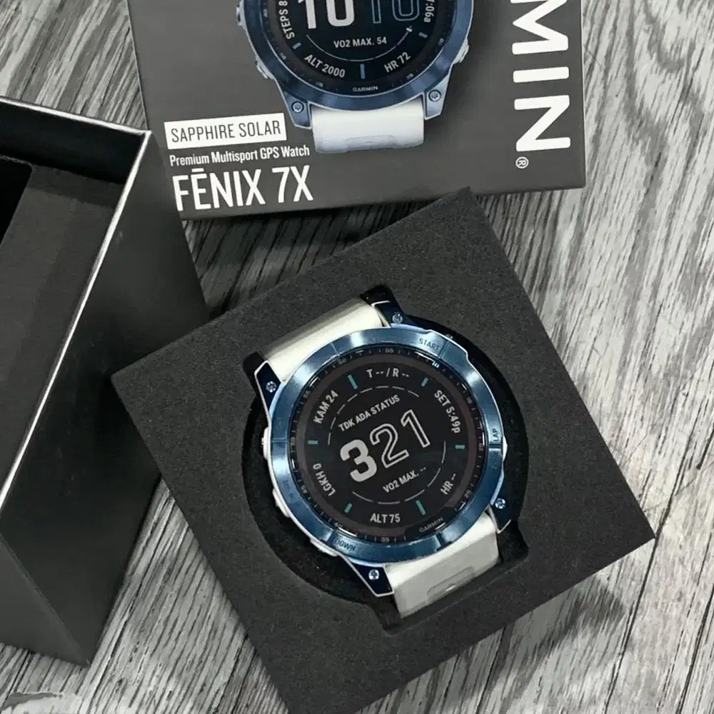 GARMIN FENIX 7X SAPPHIE SOLAR FULLSET ORIGINAL