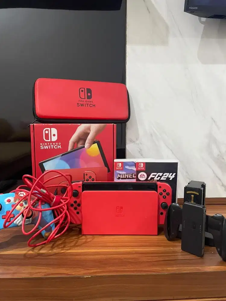 Paket lengkap Nintendo switch oled