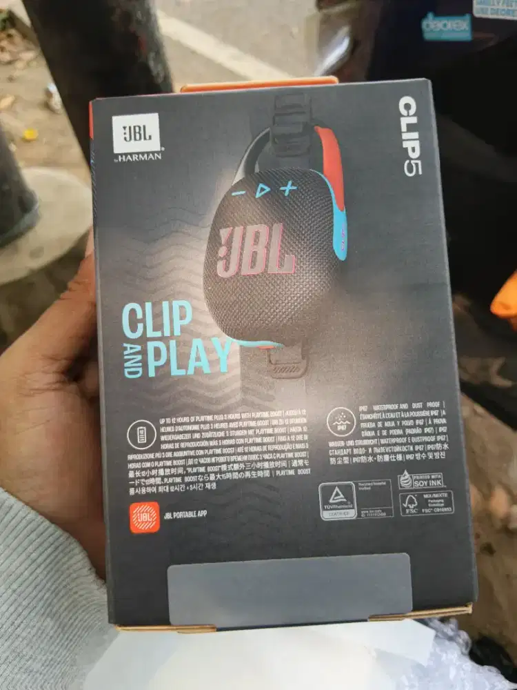 SPEAKER JBL clip 5 baru