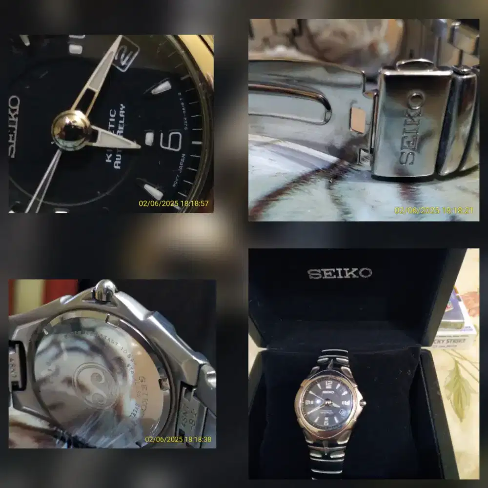 Seiko Kinetic Autorelay Mulus