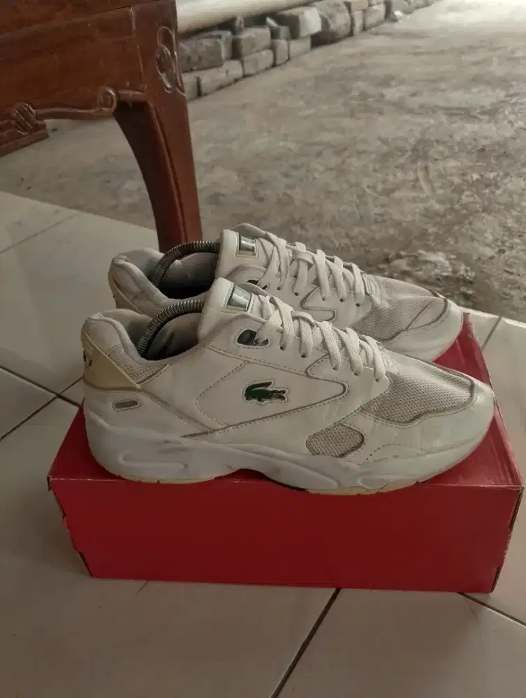 Sepatu second branded lacoste storm96 size 44 original authentic