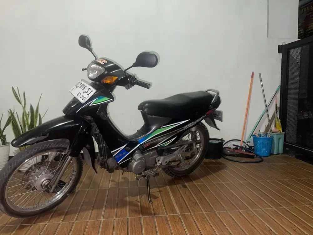 shogun 110 mesin orian klistrikan normal setarter jalan