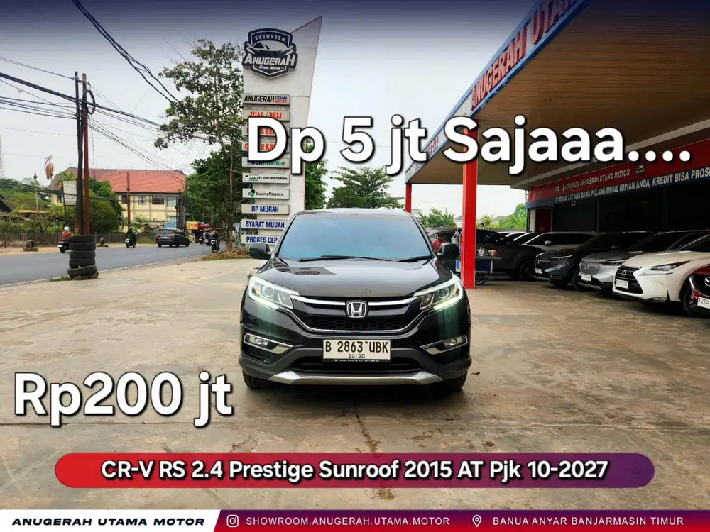 Dp5jt CRV 2.4 Prestige Sunroof 2015 Automatic Pjk 10-2027