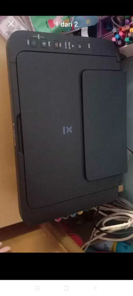 Printer warna dan hitam Canon 404