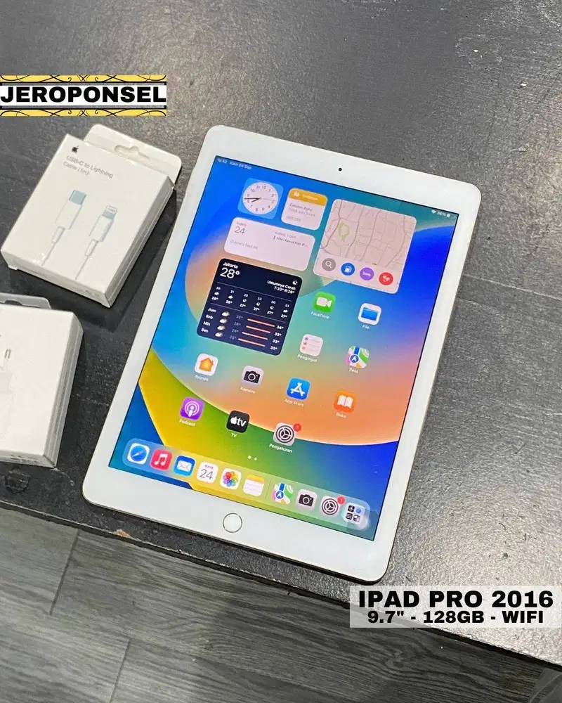 IPAD PRO 2016 9.7 inc 128Gb WIFI MURAH GARANSI ADA MINUS