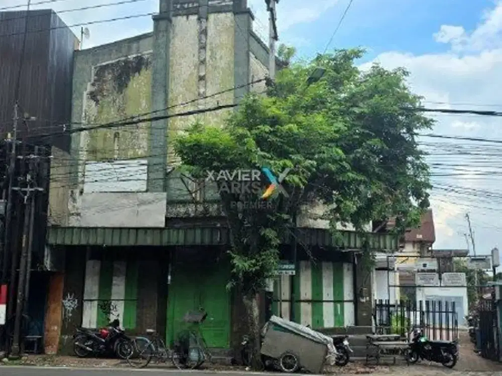 Dijual Rumah Usaha Hook di Poros Jalan Gatot Subroto, Jodipan Area Pasar Besar Malang