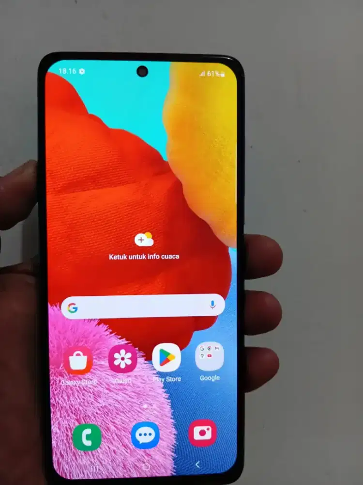 Samsung A51 NFC SEIN tipe tertinggi ram 8+8/128 minus pemakaian wajar