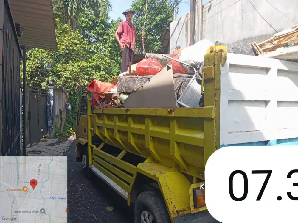 murah urugan tanah truk puing bangunan