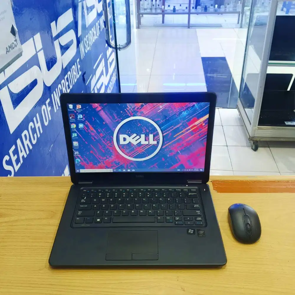 DIJUAL SIAP KERJA LAPTOP DELL LATITUDE E7450 CORE i5 RAM 8GB SSD 128GB