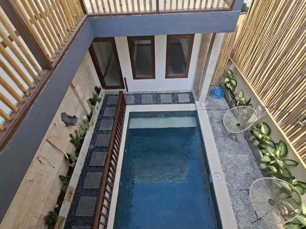 3BR villa unfurnished second floor at premium location jalan kayu aya seminyak