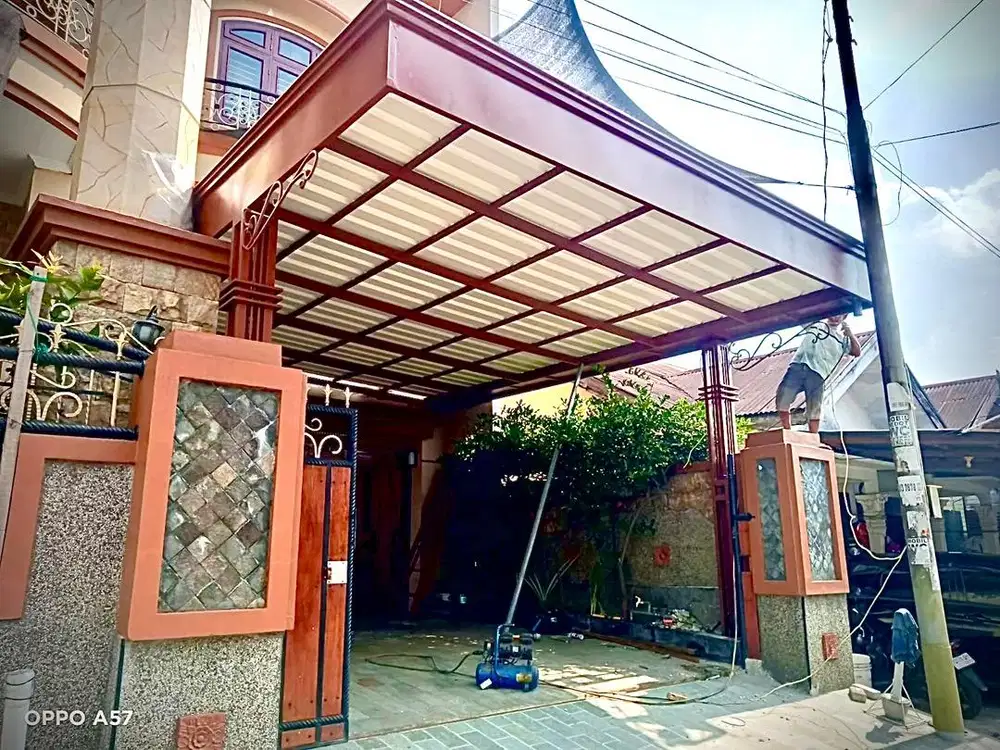 Kanopi atap alderon