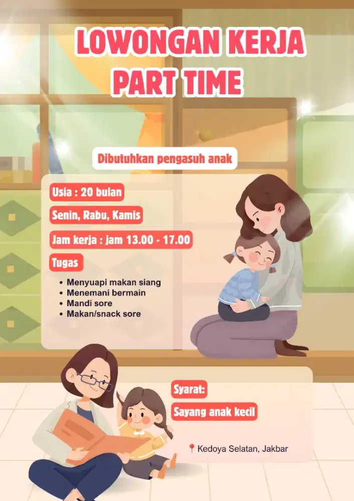 Pengasuh part time