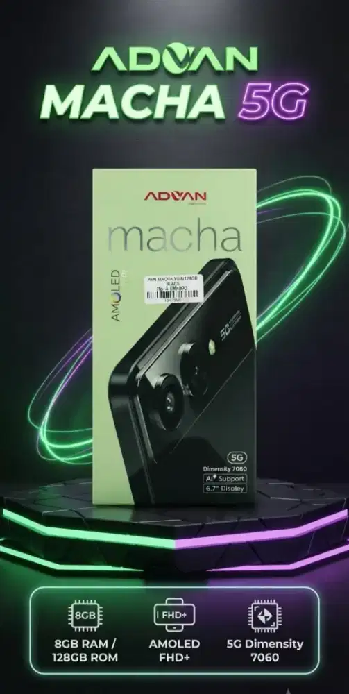 Advan macha 8/128Gb Dimensity 7050
