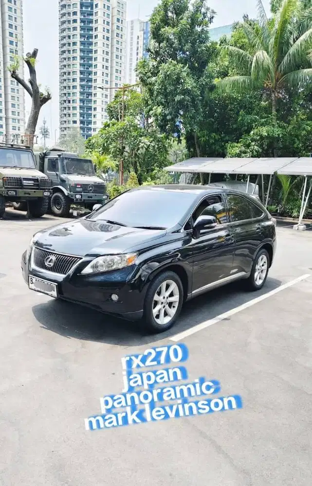 Lexus Rx270 Nik 2012 Versi Japan - Siap Pakai - Mgk Kemayoran